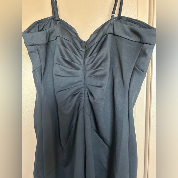 High end evening dress high-end texture celebrity tube top black elegant AMZ06 - Picture 8 of 14